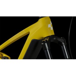 CUBE Bicicleta Eléctrica de Montaña Carbono - STEREO HYBRID 140 HPC Pro 625 - 2023 - vivid / sun