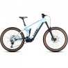 CUBE Bicicleta Eléctrica de Montaña Carbono 27.5" - STEREO HYBRID 160 HPC Race 750 - 2023 - iceblue / black