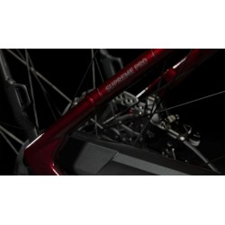 CUBE Bicicleta Eléctrica Easy Entry - SUPREME HYBRID Pro 625 - 2023 - red / black