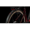 CUBE Bicicleta Eléctrica Easy Entry - SUPREME HYBRID Pro 625 - 2023 - red / black