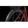 CUBE Bicicleta Eléctrica Easy Entry - SUPREME SPORT HYBRID Pro 500 - 2023 - red / black