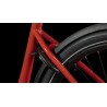 CUBE Bicicleta Eléctrica Easy Entry - SUPREME SPORT HYBRID Pro 500 - 2023 - red / black