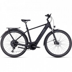 CUBE Bicicleta Eléctrica Trekking - TOURING HYBRID Pro 625 - 2023 - black / metal