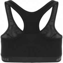 SUPER.NATURAL Sujetador Deportivo Mujer - Semplice 220 - Jet Black