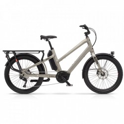 Benno Bikes Bicicleta Eléctrica Cargo Mujer 24" - BOOST E 10D Performance - 2023 - Titanium Gray