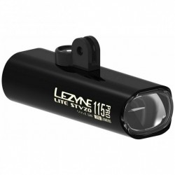 Lezyne Lite Drive Pro 115 Reverse Luz delantera - Aprobada por el StVZO - negro