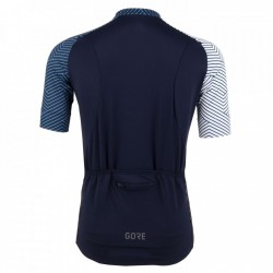 GOREWEAR Maillot de Manga Corta - C5 - orbit blue/blanco AU01