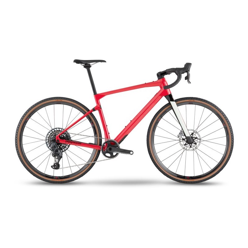 BMC URS 01 ONE - XX1 Eagle AXS Carbono Bicicleta Gravel - 2022 - Coral Red & Carbon