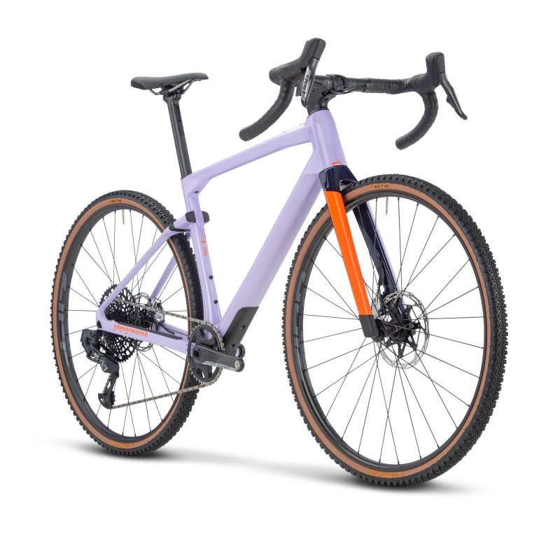 BMC URS 01 ONE - Bicicleta de Gravel de Carbono - 2023 - lavender haze / orange