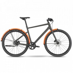 BMC 257 AL THREE - Bicicleta Urbana - Powder Anthracite