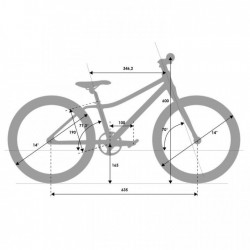 Rascal Bicicleta Niño 14" - Rascal 14 - 2023 - Raspberry