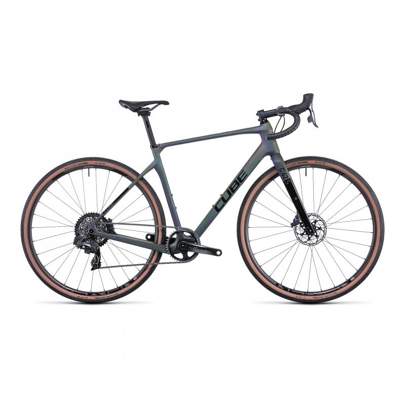 CUBE NUROAD C:62 SLT - Bicicleta de Gravel de Carbono - 2022 - flatprizmblack/black