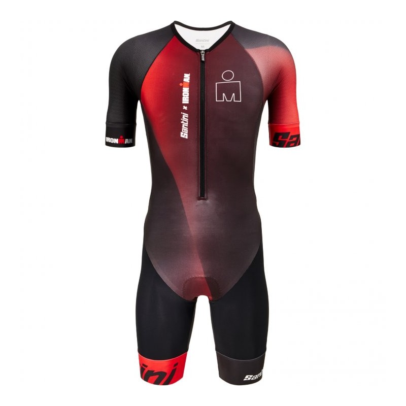 Santini Tritraje - Ikaika S/S IRONMAN 2I777IMGIKA - rojo RS