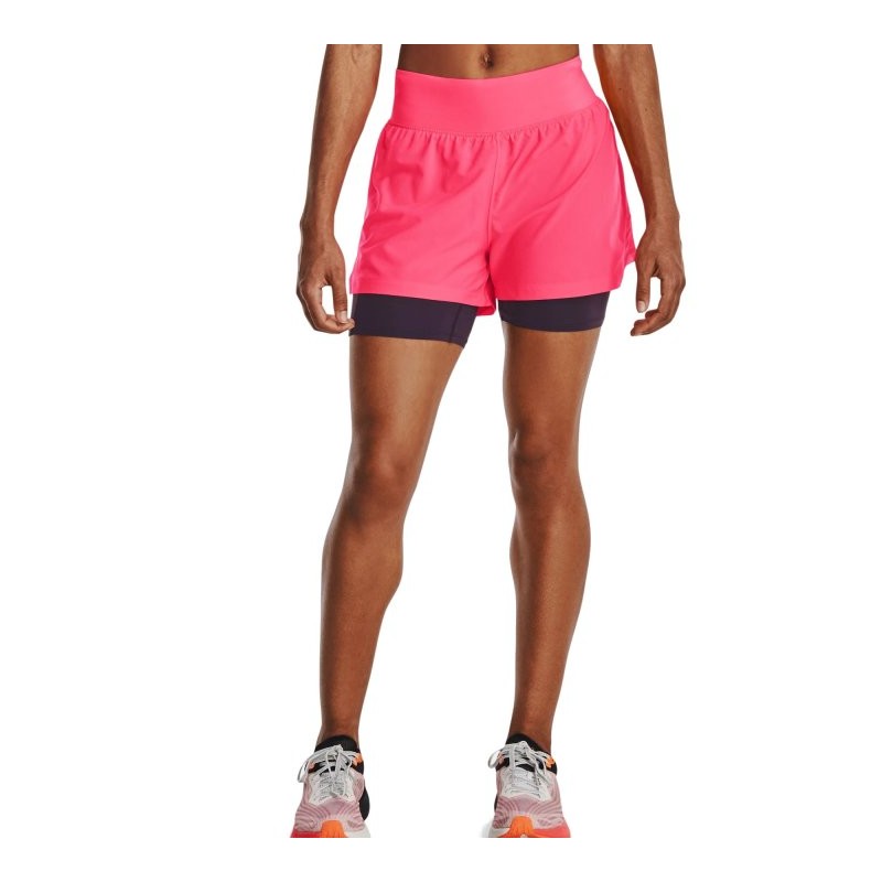 Under Armour Pantalón Corto 2 en 1 Mujer