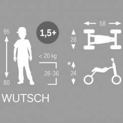 Puky WUTSCH Bicicleta sin Pedales para Niños