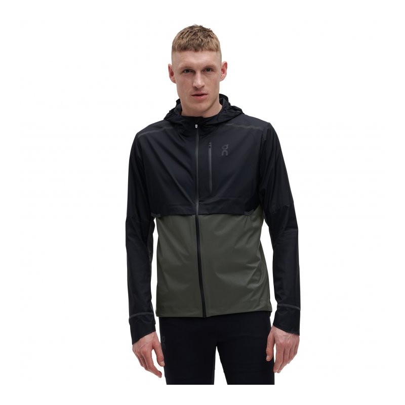 haqueta Running - Weather Jacket - Black & Shadow