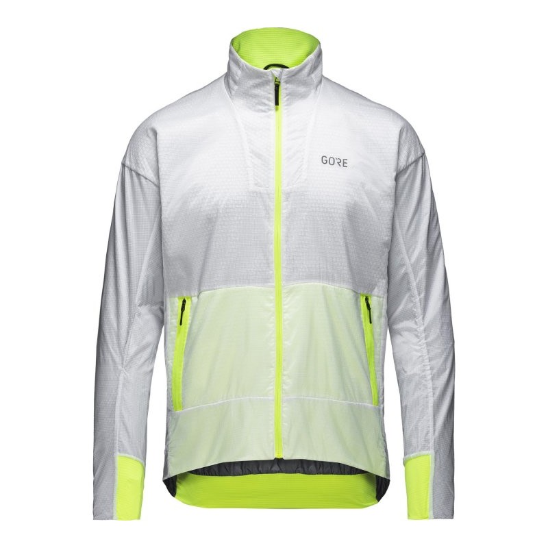 Drive Chaqueta Running - blanco/neon