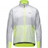 Drive Chaqueta Running - blanco/neon