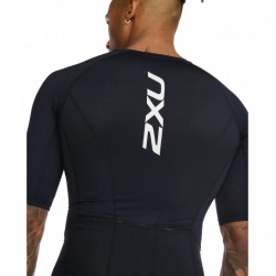 2XU Tritraje de Manga Corta - Aero - black/white