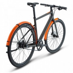 BMC 257 AL THREE - Bicicleta Urbana - Powder Anthracite