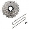 Shimano Set de Desgaste Ultegra de 11 Velocidades - Cassette CS-R8000 + CN-HG701 Cadena