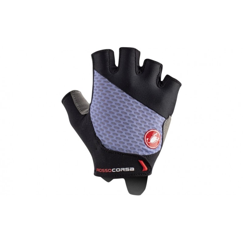 Guantes dedos cortos CASTELLI Rosso Corsa 2