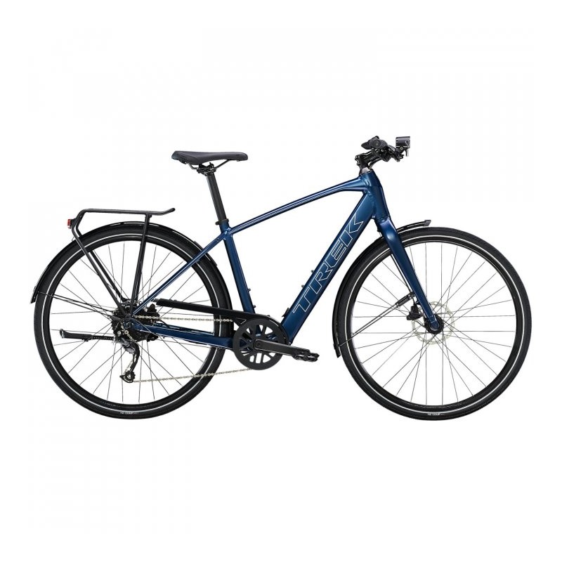 Trek FX+ 2 Bicicleta Urbana Eléctrica - 2023 - satin mulsanne azul