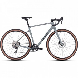 CUBE Bicicleta de Gravel Carbono - NUROAD C:62 Pro - 2023 - grey / black