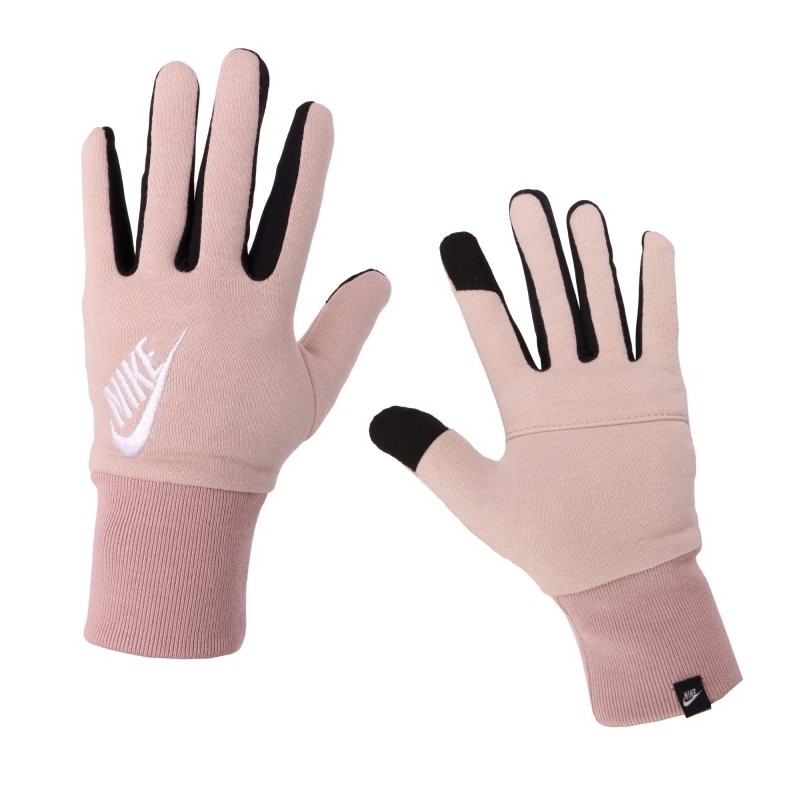 Nike Club Fleece Training Guantes Mujer - pink oxford/white 656