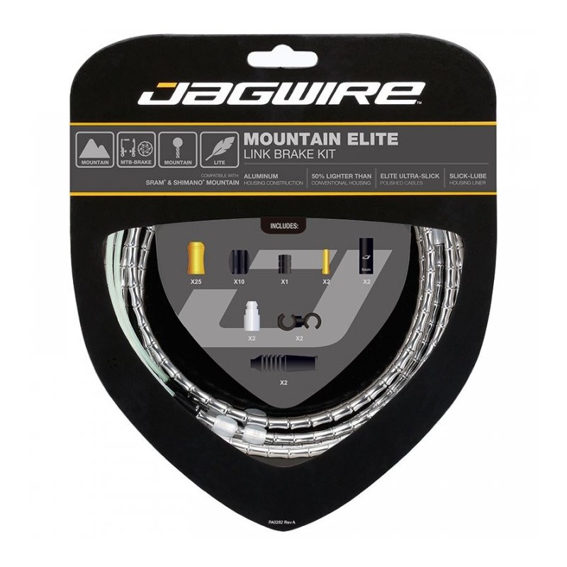 Jagwire Elite Link Mountain Kit de Cables de Freno