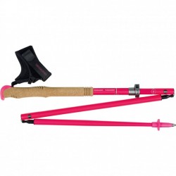 Komperdell Carbon FXP Cloud Vario Team Bastón Trekking - rosa