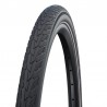 1095 CUBIERTA SCHWALBE ROAD CRUISER 27x1 1/4 HS140 ACTIVE LINE K-GUARD TWINSKIN RIGIDA NEGRO/BLANCO