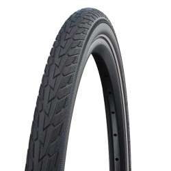 1096 CUBIERTA SCHWALBE ROAD CRUISER 28x1.60 700x40C HS484 ACT K-GUARD TWINSKIN RIGIDA NEGRO/BLANCO