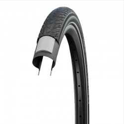 1204 CUBIERTA SCHWALBE DELTA CRUISER PLUS 28x1.75 HS431 PUNCTUREGUARD TWINSKIN RIGIDA