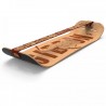 GIBBON Giboard Set Slacklineboard - Roots Rocker Travel - brown