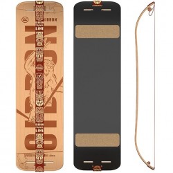 GIBBON Giboard Set Slacklineboard - Roots Rocker Travel - brown