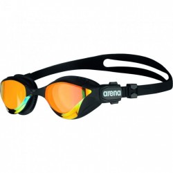 arena Gafas Natación - Cobra Tri Swipe Mirror - Yellow Copper - Negro