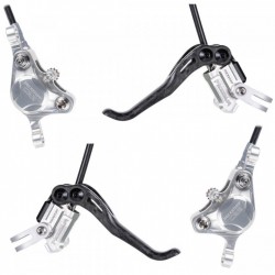 Trickstuff Piccola Carbon Freno de disco - Postmount - Set - plata/negro