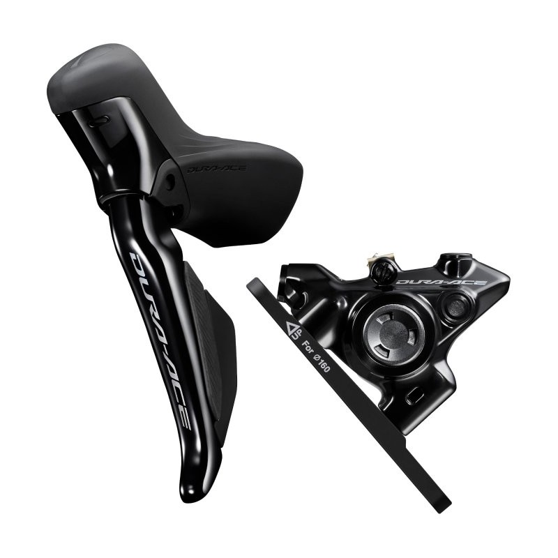 Shimano Dura Ace Di2 ST-R9270 + BR-R9270 Freno de Disco Hidráulico - STI 2x12 velocidades + Pinza Flat Mount - Set Delantero