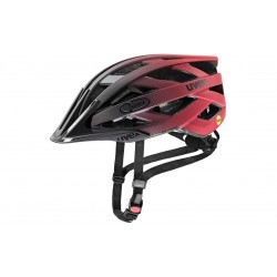 Uvex I-VO CC MIPS casco  negro-rojo