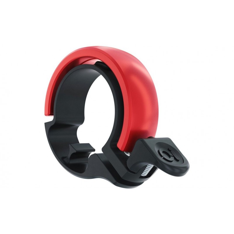 Timbre de bicicleta Knog Oi Classic Large rojo