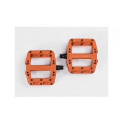 Pedales de plataforma Bontrager Line Elite naranja