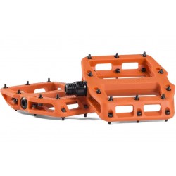 Pedales de plataforma Bontrager Line Elite naranja