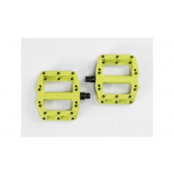 Pedales de plataforma Bontrager Line Elite amarillo