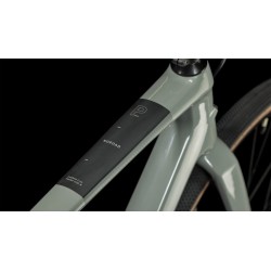 001 CUBE Bicicleta de Gravel Carbono - NUROAD C:62 Pro - 2023 - grey / black