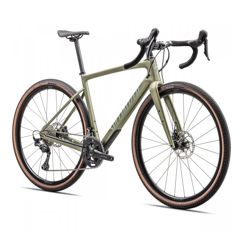 003 Specialized Bicicleta Gravel Carbono - DIVERGE SPORT - 2024 - gloss metallic spruce / spruce