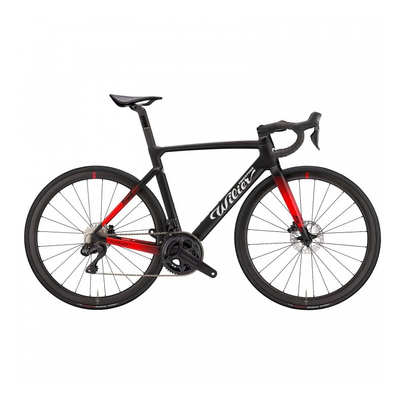 009 Wilier CENTO10 SL Disc - 105 Di2 - NDR38 - Bicicleta de Carretera de Carbono - 2023 - black red matt