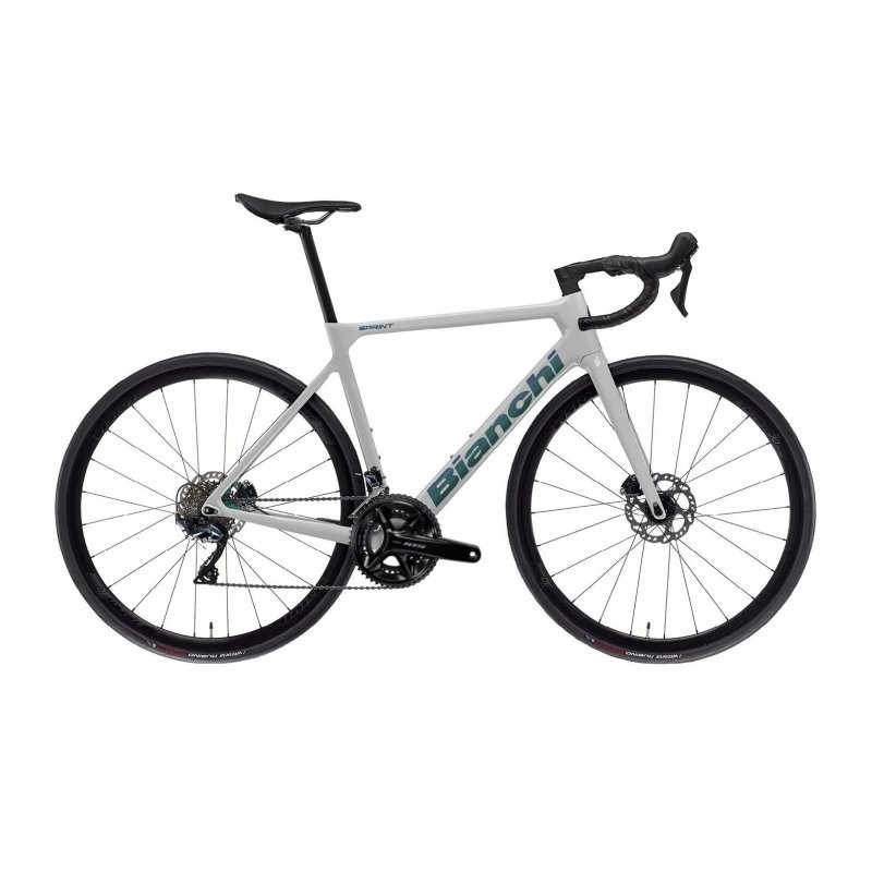 010 Bianchi Bicicleta Carretera Carbono 105 - SPRINT - 2024 - light grey / iridescent full glossy