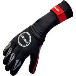 068 Zone3 Guantes Natacion de Neopreno - negro/rojo/blanco