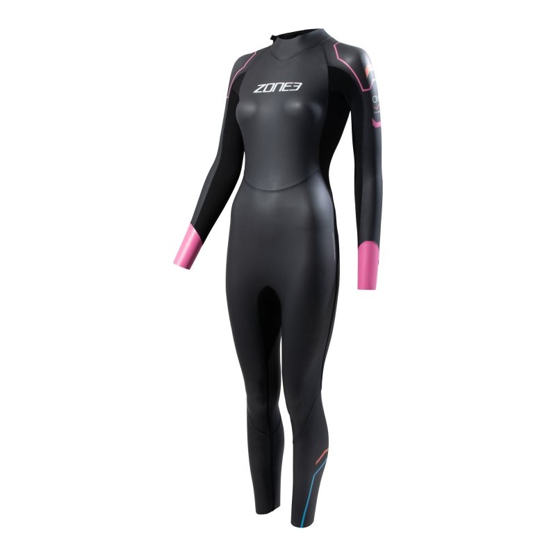 071 Zone3 Neopreno Mujer - Aspect Breaststroke - black/pink